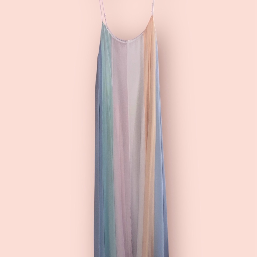 Slip Multicolor Maxi Dress